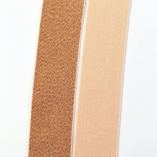 2/3/5 Meter 25–50 mm farbiges Seiden-Nylon-Gummiband aus Polyester-Gurtband DIY-Kleidersäcke Nähzubehör-Braun-50 mm-2 Meter von YOLNEY
