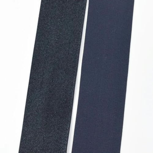 2/5/10 Meter 25–50 mm farbiges Seiden-NYlon-Gummiband, Polyester-Gurtband, Gürtelband, DIY, Kleidersäcke, Nähzubehör, Marineblau, 40 mm, 10 Meter von YOLNEY