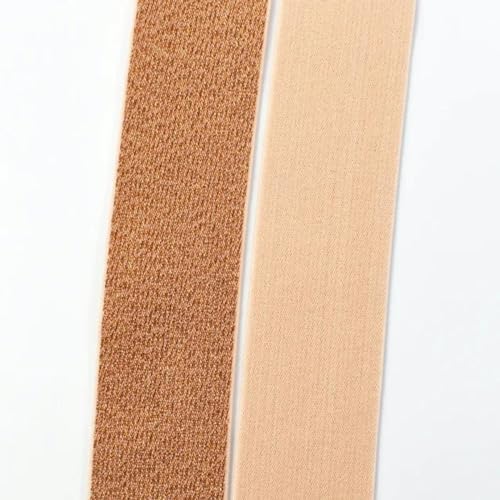 2/5/10 Meter 25–50 mm farbiges Seiden-Nylon-Gummiband aus Polyester-Gurtband DIY-Kleidersäcke Nähzubehör-Braun-30 mm-2 Meter von YOLNEY