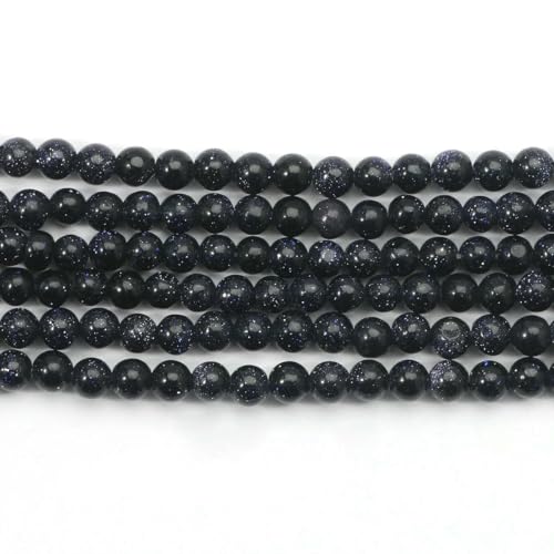 2 3 4,0 mm Naturstein-Kleinperlen, Lapislazuli, Howlith, Tigerauge, Malachit, Aventurin, Steinperlen zur Herstellung von Taillenperlen und Ketten – blauer Sandstein – 4,0 mm, 91 Stück 2 3 4,0 mm Naturstein-Kleinperlen, Lapislazuli, Howlith, Tigerauge, Malachit, Aventurin, Steinperlen zur Herstellung von Taillenperlen und Ketten – blauer Sandstein – 4,0 mm, 91 Stück von YOLNEY