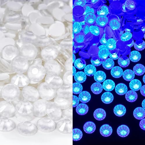 Glitzer-Neon-Strasssteine, nicht Hotfix, DIY-Nagelkunst-Kristalle für Nagel-Charms, Kleid, Kleider, Weiß, Neon, SS30, 288 Stück Glitzer-Neon-Strasssteine, nicht Hotfix, DIY-Nagelkunst-Kristalle für Nagel-Charms, Kleid, Kleider, Weiß, Neon, SS30, 288 Stück von YOLNEY