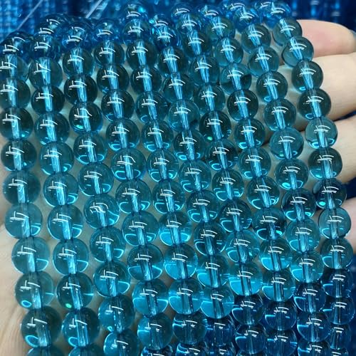 Granatrote, rosa, gelbe, grüne und blaue Glasperlen, runde, lose Abstandssteinperlen zur Schmuckherstellung, DIY-Armbänder, 4 6 8 10 12 mm, 15 Zoll, Blau, 10 mm, 38 Stück Perlen Granatrote, rosa, gelbe, grüne und blaue Glasperlen, runde, lose Abstandssteinperlen zur Schmuckherstellung, DIY-Armbänder, 4 6 8 10 12 mm, 15 Zoll, Blau, 10 mm, 38 Stück Perlen von YOLNEY