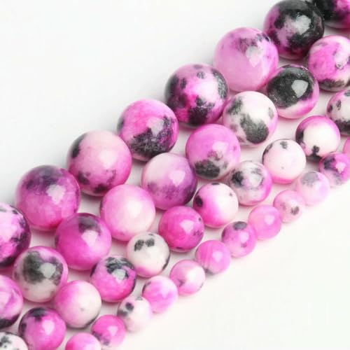Jadeperlen in 27 Farben, Naturstein, grüner Chalcedon, Jade, rund, lose Abstandsperlen für DIY-Armbänder, Sommerschmuckherstellung, gemischte Farben, 08–10 mm, 36 Perlen Jadeperlen in 27 Farben, Naturstein, grüner Chalcedon, Jade, rund, lose Abstandsperlen für DIY-Armbänder, Sommerschmuckherstellung, gemischte Farben, 08–10 mm, 36 Perlen von YOLNEY