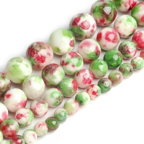 Jadeperlen in 27 Farben, Naturstein, grüner Chalcedon, Jade, rund, lose Abstandsperlen für DIY-Armbänder, Sommerschmuckherstellung, gemischte Farben, 11–10 mm, 36 Perlen Jadeperlen in 27 Farben, Naturstein, grüner Chalcedon, Jade, rund, lose Abstandsperlen für DIY-Armbänder, Sommerschmuckherstellung, gemischte Farben, 11–10 mm, 36 Perlen von YOLNEY