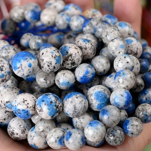 Natursteinperlen, Lava-Jaspis, Tigerauge, Quarz-Achat, runde lose Perlen zur Schmuckherstellung, DIY-Armbandzubehör, 4–12 mm, k2–12 mm, ca. 30 Perlen von YOLNEY