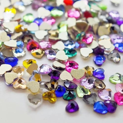 wholesale 3mm Mini-Herz INS Hot Flat Back Nail Strass speziell geformte Kristalle Nail Art Steine 3D personalisierte Dekoration-3mm Mix Farbe 100 Stück wholesale 3mm Mini-Herz INS Hot Flat Back Nail Strass speziell geformte Kristalle Nail Art Steine 3D personalisierte Dekoration-3mm Mix Farbe 100 Stück von YOLNEY