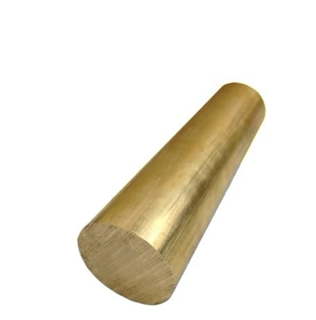 1 Stück Messing Rundstab H59 für Rundrohr, Massive Rundstäbe, Drähte, Goldstäbe, Reparatur, Löten, Löten, Ø 15-40mm (Durchmesser 30mm und 200mm) von YONGETYC