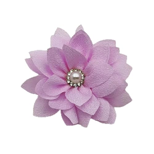 YOOGCORETT 10 x Strass-Perlen, Chiffon-Blume, Rosa, zum Basteln, Nähen, Kleidung, Applikation, 6,1 cm YOOGCORETT 10 x Strass-Perlen, Chiffon-Blume, Rosa, zum Basteln, Nähen, Kleidung, Applikation, 6,1 cm von YOOGCORETT