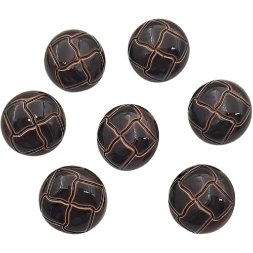 YOOGCORETT Nähknöpfe aus Kunstharz mit Schaft, für Bastelarbeiten, Scrapbooking, Kleidung, Zubehör, Braun, 18 mm, 50 Stück YOOGCORETT Nähknöpfe aus Kunstharz mit Schaft, für Bastelarbeiten, Scrapbooking, Kleidung, Zubehör, Braun, 18 mm, 50 Stück von YOOGCORETT