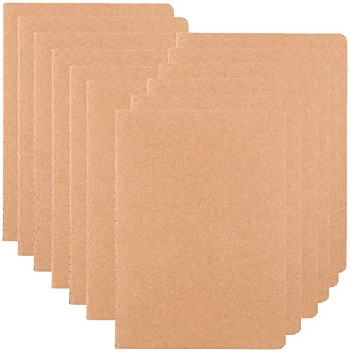 YOOMONA 12er Kraftpapier Punktraster Notizbuch, ungefütterte Tagebücher, Skizzenbücher für das Klassenzimmer, Gastgeschenke, Kraft Cover YOOMONA 12er Kraftpapier Punktraster Notizbuch, ungefütterte Tagebücher, Skizzenbücher für das Klassenzimmer, Gastgeschenke, Kraft Cover von YOOMONA