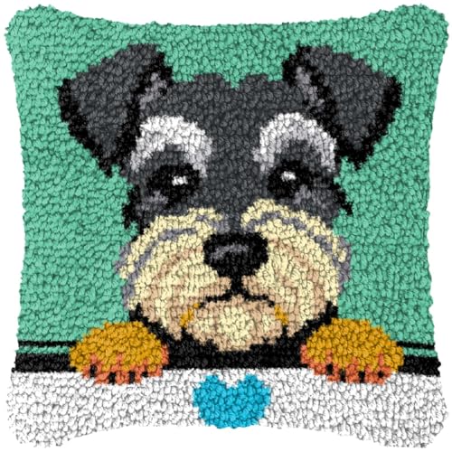 YOOTOM Knüpfhaken Kissen Kits für Kinder,DIY Knüpfteppich Zum Selber Knüpf-Sets Kissenbezug Teppich Stickerei Set, Latch Hook Pillow Kits 43x43cm YOOTOM Knüpfhaken Kissen Kits für Kinder,DIY Knüpfteppich Zum Selber Knüpf-Sets Kissenbezug Teppich Stickerei Set, Latch Hook Pillow Kits 43x43cm von YOOTOM