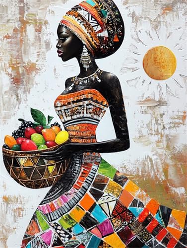 Afrika Diamond Painting Erwachsene, 5D Diamant Painting Frau Bilder Kinder, DIY Vollbohrer Diamanten Malerei Stickerei Kreuzstich Basteln Mädchen 10 Jahre Geschenke Home Wand Dekor 10x15 cm K-8902 Afrika Diamond Painting Erwachsene, 5D Diamant Painting Frau Bilder Kinder, DIY Vollbohrer Diamanten Malerei Stickerei Kreuzstich Basteln Mädchen 10 Jahre Geschenke Home Wand Dekor 10x15 cm K-8902 von YOOYLLCY