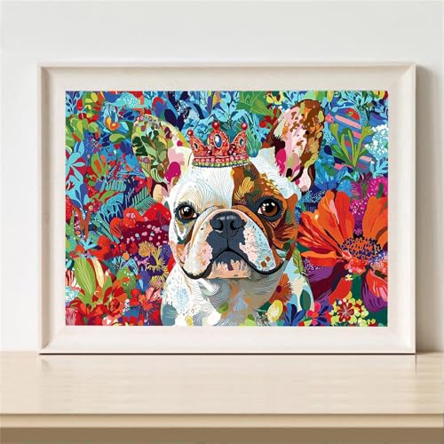 Diamond Painting Erwachsene, Diamant Painting Bilder Tier Diamant Kunst Bilder Kinder Anfänger, 5D DIY Hund Vollbohrer Diamanten Malerei Stickerei Kreuzstich Geschenke Home Wand Dekor 70x50cm M-615 Diamond Painting Erwachsene, Diamant Painting Bilder Tier Diamant Kunst Bilder Kinder Anfänger, 5D DIY Hund Vollbohrer Diamanten Malerei Stickerei Kreuzstich Geschenke Home Wand Dekor 70x50cm M-615 von YOOYLLCY