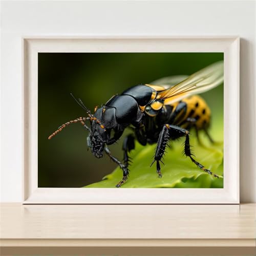 Diamond Painting Erwachsene, Diamant Painting Bilder Tier Diamant Kunst Bilder Kinder Anfänger, 5D DIY Insekt Vollbohrer Diamanten Malerei Stickerei Kreuzstich Geschenke Home Wand Dekor 40x30cm M-595 von YOOYLLCY