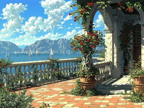Diamond Painting Erwachsene Landschaft Diamant Painting Bilder See 80x120 cm 5D Diamanten Malerei Stickerei Bastelset Kinder Zubehör, für Wand Dekoration, Weihnachtsgeschen Mädchen und Frauen K-8820 Diamond Painting Erwachsene Landschaft Diamant Painting Bilder See 80x120 cm 5D Diamanten Malerei Stickerei Bastelset Kinder Zubehör, für Wand Dekoration, Weihnachtsgeschen Mädchen und Frauen K-8820 von YOOYLLCY