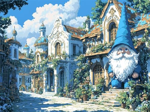 Diamond Painting Erwachsene Schloss Diamant Painting Bilder Zwerg 80x120 cm 5D Diamanten Malerei Stickerei Bastelset Kinder Zubehör, für Wand Dekoration, Weihnachtsgeschen 8-10 Jahre Mädchen K-40 Diamond Painting Erwachsene Schloss Diamant Painting Bilder Zwerg 80x120 cm 5D Diamanten Malerei Stickerei Bastelset Kinder Zubehör, für Wand Dekoration, Weihnachtsgeschen 8-10 Jahre Mädchen K-40 von YOOYLLCY