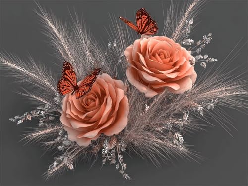 Diamond Painting Erwachsene USA Diamant Painting Bilder Schmetterling 50x70 cm 5D Diamanten Malerei Stickerei Bastelset Kinder Zubehör, für Wand Dekoration, Weihnachtsgeschen Mädchen und Frauen K-287 Diamond Painting Erwachsene USA Diamant Painting Bilder Schmetterling 50x70 cm 5D Diamanten Malerei Stickerei Bastelset Kinder Zubehör, für Wand Dekoration, Weihnachtsgeschen Mädchen und Frauen K-287 von YOOYLLCY