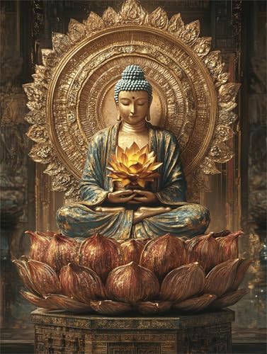 Diamond Painting Zen Diamond Painting Kinder, Diamant Kunst Lotus Diamant Malerei Set Cross Stickerei Malerei Set, DIY Bastelset Erwachsene Geschenke, für Wohnzimmer Deko Schlafzimmer 100x70 cm K-849 Diamond Painting Zen Diamond Painting Kinder, Diamant Kunst Lotus Diamant Malerei Set Cross Stickerei Malerei Set, DIY Bastelset Erwachsene Geschenke, für Wohnzimmer Deko Schlafzimmer 100x70 cm K-849 von YOOYLLCY