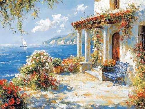 Landschaft Diamond Painting Erwachsene, 5D Diamant Painting Ozean Bilder Kinder, DIY Vollbohrer Diamanten Malerei Stickerei Kreuzstich Basteln Mädchen 10 Jahre Geschenke Home Wand Dekor 60x80 cm K-918 Landschaft Diamond Painting Erwachsene, 5D Diamant Painting Ozean Bilder Kinder, DIY Vollbohrer Diamanten Malerei Stickerei Kreuzstich Basteln Mädchen 10 Jahre Geschenke Home Wand Dekor 60x80 cm K-918 von YOOYLLCY