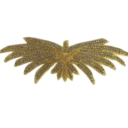 AB Silber Strass Blumen Applikation Patches - Aufbügeln/Aufnähen auf Hochzeitskleid Accessoires for Kleidung Dekoration(Lila) von YOPI