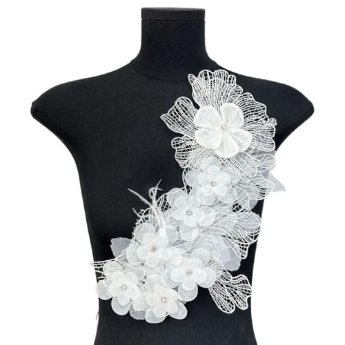 Großer Stickblumen-Aufnäher – Dekorative Applikation for DIY-Bastelarbeiten, Corsage-Accessoire Großer Stickblumen-Aufnäher – Dekorative Applikation for DIY-Bastelarbeiten, Corsage-Accessoire von YOPI
