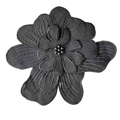 Handgefertigte Corsage-Fliege mit Perle for Brautkleid & T-Shirt-Kleid(black) von YOPI