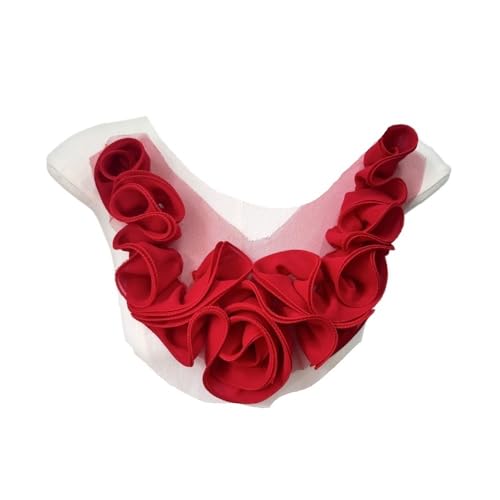 Handgefertigtes Blumenstoffkleid zur Tanzdekoration | Elegante Accessoires for Partys und Events(Rot) von YOPI