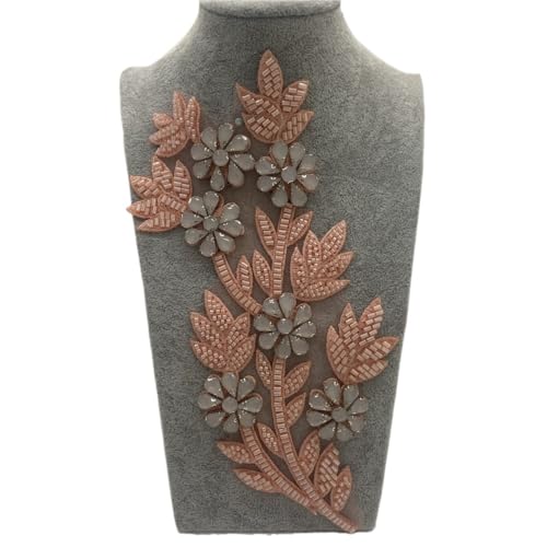 Perlen-Strass-Aufnäher – DIY-Perlenapplikation for Kleidung, Pullover, Hüte und Taschen(Color17) von YOPI