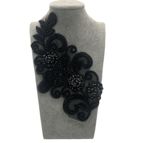 Perlen-Strass-Aufnäher – DIY-Perlenapplikation for Kleidung, Pullover, Hüte und Taschen(Color6) von YOPI