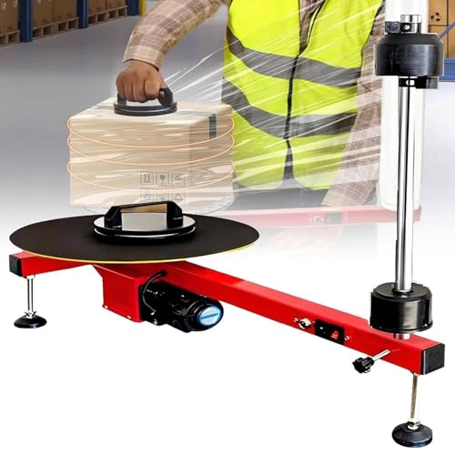 YORCME Drehtischwickler Stretchfolienspender-Verpackungsmaschine, elektrische Stretchfolien-Verpackungsmaschine, vollautomatische Paletten-Industrie-Stretchfolienspender YORCME Drehtischwickler Stretchfolienspender-Verpackungsmaschine, elektrische Stretchfolien-Verpackungsmaschine, vollautomatische Paletten-Industrie-Stretchfolienspender von YORCME