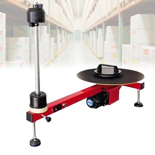 YORCME Drehwickler Elektrischer Stretchfolienspender, halbautomatische Wickelmaschine mit verstellbarem Schaft für effiziente Palettenverpackung YORCME Drehwickler Elektrischer Stretchfolienspender, halbautomatische Wickelmaschine mit verstellbarem Schaft für effiziente Palettenverpackung von YORCME