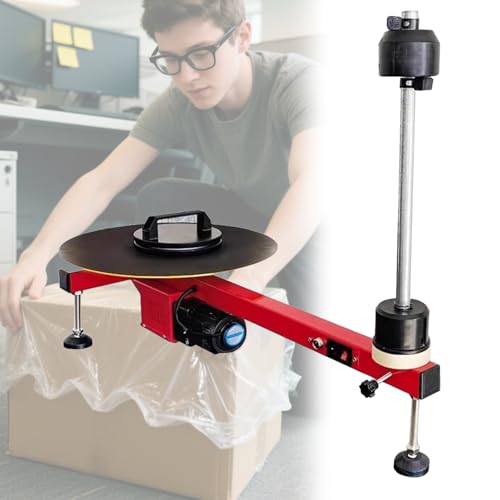 YORCME Film Winder Elektrische Stretchfolien-Wickelmaschine, Doppelwellen-Wickelfolienpresse, Stretchfolien-Wickelmaschine mit Drehteller-Drehzahlregler Hilfsdrehteller YORCME Film Winder Elektrische Stretchfolien-Wickelmaschine, Doppelwellen-Wickelfolienpresse, Stretchfolien-Wickelmaschine mit Drehteller-Drehzahlregler Hilfsdrehteller von YORCME