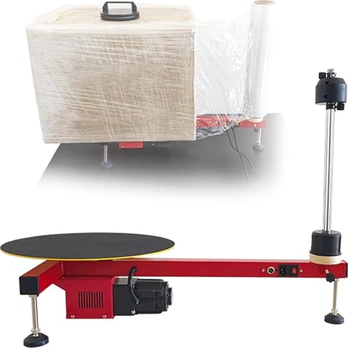 YORCME Palettenwickelmaschine Stretchwickelmaschine Schrumpffolienwickler Hochleistungs-Tischwickler für Paletten/Kartons,Drehtellerdurchmesser 40 cm YORCME Palettenwickelmaschine Stretchwickelmaschine Schrumpffolienwickler Hochleistungs-Tischwickler für Paletten/Kartons,Drehtellerdurchmesser 40 cm von YORCME