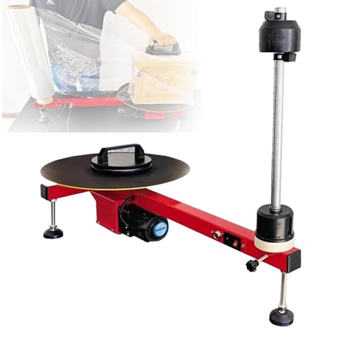 YORCME Palettenwickler Elektrische Stretchfolie Wickelmaschine mit Fußpedal, einstellbare Geschwindigkeit für effiziente Logistik, Lager und Fabrikverpackung YORCME Palettenwickler Elektrische Stretchfolie Wickelmaschine mit Fußpedal, einstellbare Geschwindigkeit für effiziente Logistik, Lager und Fabrikverpackung von YORCME