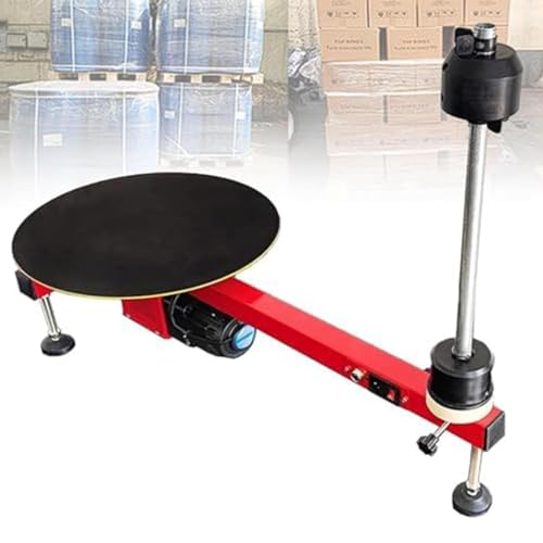 YORCME Schrumpffolien-Verpackungsmaschine Elektrische Paletten-Stretch-Wickelmaschine - Hochgeschwindigkeits-Drehteller für sicheres Verpacken, für Lager und Logistik von YORCME