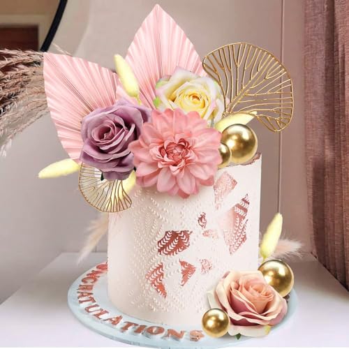 Boho Blume Kuchen Topper Palm Leaf Kuchen Topper Mädchen Geburtstag Dekorationen Boho Kuchen einfügen Hochzeit Baby Geburtstag Party Supplies Boho Blume Kuchen Topper Palm Leaf Kuchen Topper Mädchen Geburtstag Dekorationen Boho Kuchen einfügen Hochzeit Baby Geburtstag Party Supplies von YORISMAL