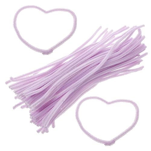 100Stücke Plüsch Sticks für Flexible DIY Bastelstäbe Lichtlila für Basteln und Frühe Bildung Kindergeburtstagsprojekte und Kunsthandwerk 100Stücke Plüsch Sticks für Flexible DIY Bastelstäbe Lichtlila für Basteln und Frühe Bildung Kindergeburtstagsprojekte und Kunsthandwerk von YOSADIER