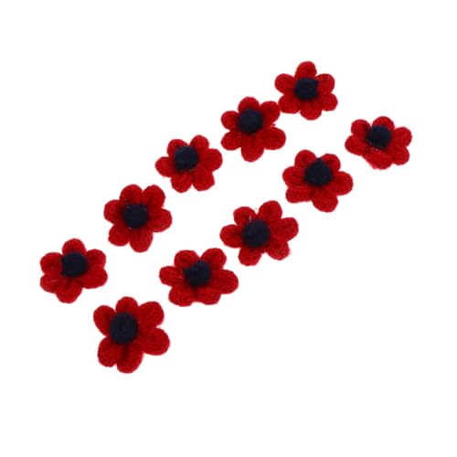 10Stücke Handgefertigte Wollblumen für DIY Schmuck und Haarkleid für Projekte Wie Ohrringe Stirnbänder und Haarklammern Premium Wollmaterial Glänzendes Design 10Stücke Handgefertigte Wollblumen für DIY Schmuck und Haarkleid für Projekte Wie Ohrringe Stirnbänder und Haarklammern Premium Wollmaterial Glänzendes Design von YOSADIER