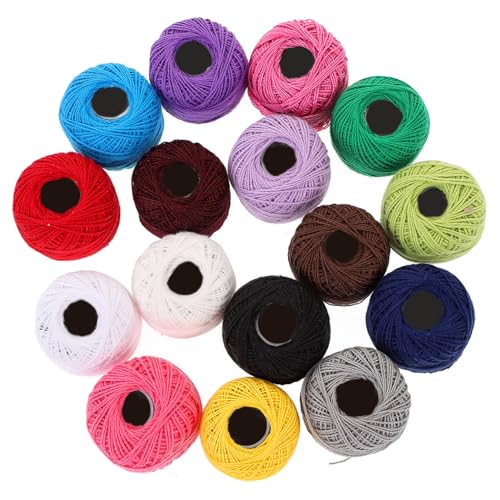 16Rolle Teiliges Stickgarn Set Baumwolle pro Kreuzstichfäden Zufälligen Pastellfarben für DIY Projekte und Geschenkideen für Erwachsene 16Rolle Teiliges Stickgarn Set Baumwolle pro Kreuzstichfäden Zufälligen Pastellfarben für DIY Projekte und Geschenkideen für Erwachsene von YOSADIER