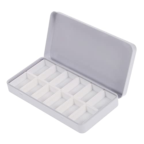 1Satz Leeren Aquarell Pans Eisenaufbewahrungsbox Leere Fächer für DIY Reise Aquarellfarben Leicht und Tragbar für Künstler und Hobbyisten 1Satz Leeren Aquarell Pans Eisenaufbewahrungsbox Leere Fächer für DIY Reise Aquarellfarben Leicht und Tragbar für Künstler und Hobbyisten von YOSADIER