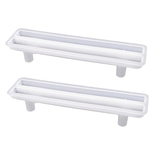 2 Stück Silikonform für Diy Tray Griffe Gießform für Dekorative Plattenzubehör für Teetabletts Vielseitiges Bastelwerkzeug für Projekte 2 Stück Silikonform für Diy Tray Griffe Gießform für Dekorative Plattenzubehör für Teetabletts Vielseitiges Bastelwerkzeug für Projekte von YOSADIER