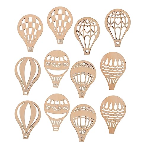 24Stücke Heißluftballon Holzanhänger DIY Dekoration Holz Chips für Leichtes Langlebiges Holzmaterial für Bastelprojekte und 24Stücke Heißluftballon Holzanhänger DIY Dekoration Holz Chips für Leichtes Langlebiges Holzmaterial für Bastelprojekte und von YOSADIER