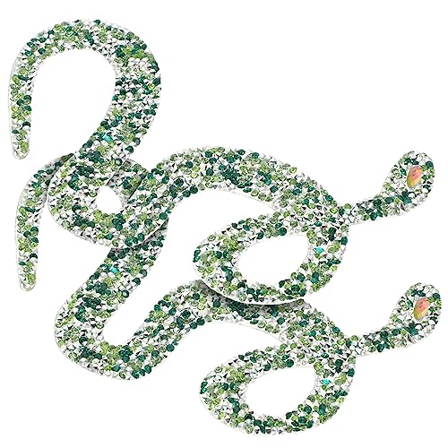2Stücke Dekorative Patches für Kleidung Bestickte Bügelflicken im Schlangenartigen Design für DIY Projekte und Persönliche Gestaltungen Leicht Anzuwenden 2Stücke Dekorative Patches für Kleidung Bestickte Bügelflicken im Schlangenartigen Design für DIY Projekte und Persönliche Gestaltungen Leicht Anzuwenden von YOSADIER
