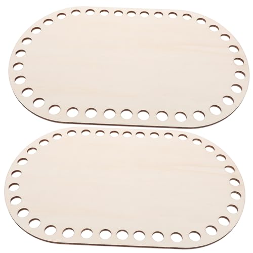 2Stücke Holz Korbboden für DIY Häkelprojekte Häkeln von Taschen und Aufbewahrungskörben Form und Robuste Basis für Anfänger und Profis 2Stücke Holz Korbboden für DIY Häkelprojekte Häkeln von Taschen und Aufbewahrungskörben Form und Robuste Basis für Anfänger und Profis von YOSADIER