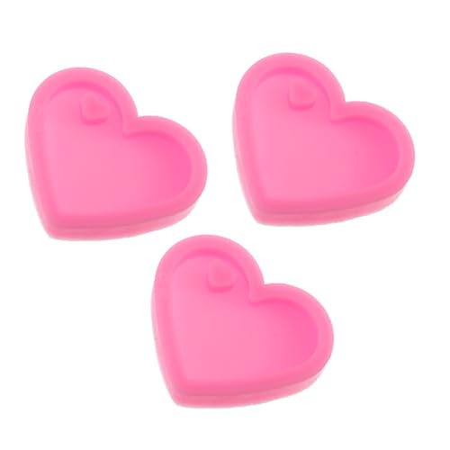 3Stücke Herzschlüsselkettenformen DIY Silikonformen für Anhänger Gießformen Hochwertigem für Bastelprojekte und Personalisierte 3Stücke Herzschlüsselkettenformen DIY Silikonformen für Anhänger Gießformen Hochwertigem für Bastelprojekte und Personalisierte von YOSADIER
