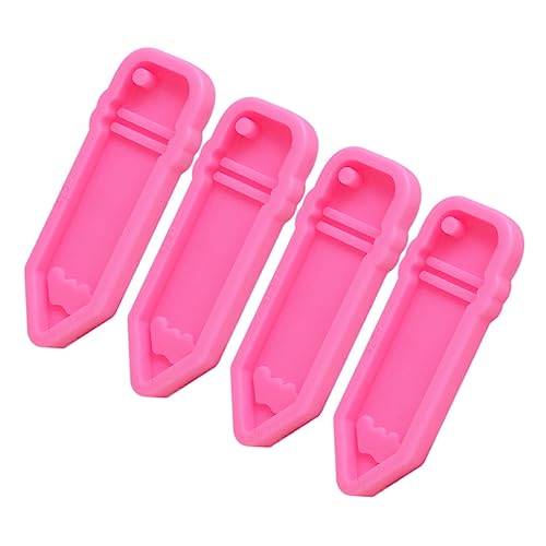 4Stücke Silikonform für Bleistift Schlüsselanhänger Flexible Gießform für DIY Schmuckherstellung und Handwerk Langlebig und Einfach zu Entformen für 4Stücke Silikonform für Bleistift Schlüsselanhänger Flexible Gießform für DIY Schmuckherstellung und Handwerk Langlebig und Einfach zu Entformen für von YOSADIER