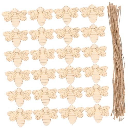 50Sätze Unvollendete Holzscheiben Bienenform für DIY Projekte Graffiti Holzchips Natürliche Holzfarbe für Basteln Handwerksgestaltung 50Sätze Unvollendete Holzscheiben Bienenform für DIY Projekte Graffiti Holzchips Natürliche Holzfarbe für Basteln Handwerksgestaltung von YOSADIER