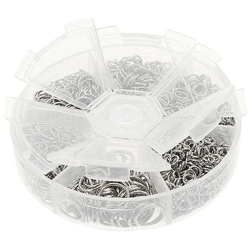 Metall Sprungringe Offene Biegeringe für Schmuckherstellung für Halskettenverschluss Armbandverbindung und Reparatur Langlebig und Leicht Glänzendem Metall Sprungringe Offene Biegeringe für Schmuckherstellung für Halskettenverschluss Armbandverbindung und Reparatur Langlebig und Leicht Glänzendem von YOSADIER