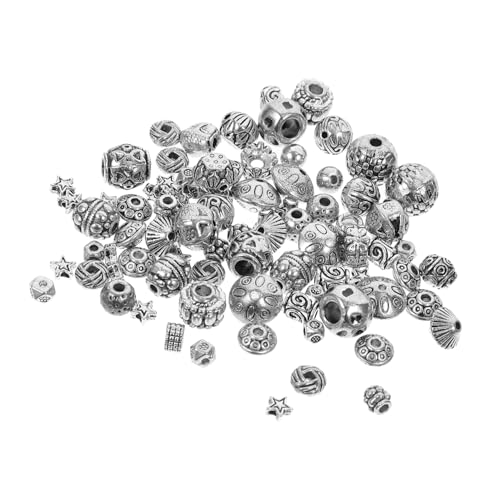 YOSADIER 1 Kupferperlen Anhänger Perlen für Schmuckhersteller Reiz runde lose Abstandsperlen Bastelperlen selber machen Anhänger für die Schmuckherstellung DIY-Perlen Legierung Silber YOSADIER 1 Kupferperlen Anhänger Perlen für Schmuckhersteller Reiz runde lose Abstandsperlen Bastelperlen selber machen Anhänger für die Schmuckherstellung DIY-Perlen Legierung Silber von YOSADIER