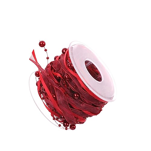 YOSADIER 1 Rolle Blumenstraußbänder für Paket weihnachtsbaumdeko tannenbaum dekoration geschenkeband geschenksband Band zum Basteln Herstellung dekoratives Perlenband Hochzeitsband YOSADIER 1 Rolle Blumenstraußbänder für Paket weihnachtsbaumdeko tannenbaum dekoration geschenkeband geschenksband Band zum Basteln Herstellung dekoratives Perlenband Hochzeitsband von YOSADIER